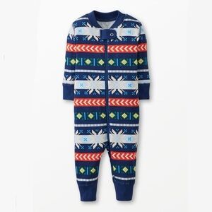 NWOT Hanna Andersson Scandi Snowflake Fairisle Sleeper
